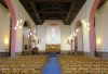 The modern interior of St Andrew’s Church.